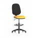 Eclipse Plus I Lever Task Operator Chair With High Rise Draughtsman Kit Bespoke Colour Seat Senna Yellow KCUP2165