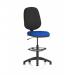 Eclipse Plus I Lever Task Operator Chair With High Rise Draughtsman Kit Bespoke Colour Seat Stevia Blue KCUP2166