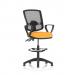 Eclipse Plus II Lever Task Operator Chair Deluxe Mesh Back With High Rise Draughtsman Kit With Loop Arms Bespoke Colour Seat Senna Yellow KCUP2285