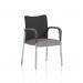 Academy Visitor With Arms Black Fabric Back Bespoke Colour Seat Rivet Fuse KCUP2310