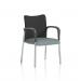 Academy Visitor With Arms Black Fabric Back Bespoke Colour Seat Rivet Tensile KCUP2312