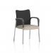 Academy Visitor With Arms Black Fabric Back Bespoke Colour Seat Quest Salt KCUP2317