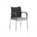Academy Visitor With Arms Black Fabric Back Bespoke Colour Seat Quest Shell KCUP2318