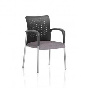 Academy Visitor With Arms Nylon Back Bespoke Colour Seat Rivet Fuse