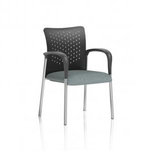 Academy Visitor With Arms Nylon Back Bespoke Colour Seat Rivet Tensile