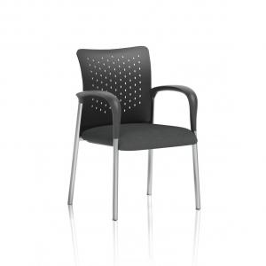 Academy Visitor With Arms Nylon Back Bespoke Colour Seat Quest Mussel