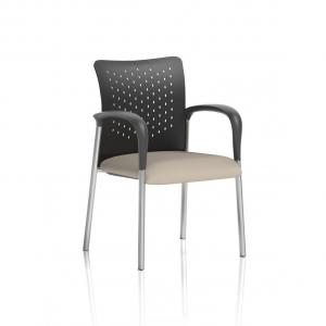 Academy Visitor With Arms Nylon Back Bespoke Colour Seat Quest Salt
