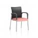 Academy Visitor With Arms Nylon Back Bespoke Colour Seat Quest Shrimp KCUP2331