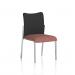 Academy Visitor Without Arms Black Fabric Back Bespoke Colour Seat Rivet Forge KCUP2345