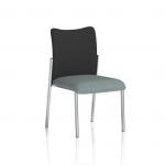 Academy Visitor Without Arms Black Fabric Back Bespoke Colour Seat Rivet Tensile KCUP2348