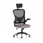 Ace Executive Mesh Chair With Folding Arms Bespoke Colour Seat Rivet Fuse KCUP2370