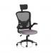 Ace Executive Mesh Chair With Folding Arms Bespoke Colour Seat Rivet Fuse KCUP2370