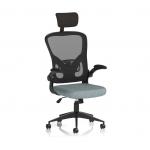 Ace Executive Mesh Chair With Folding Arms Bespoke Colour Seat Rivet Tensile KCUP2372