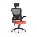 Ace Executive Mesh Chair With Folding Arms Bespoke Colour Seat Quest Crab KCUP2373