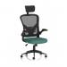 Ace Executive Mesh Chair With Folding Arms Bespoke Colour Seat Quest Kelp KCUP2374