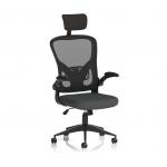 Ace Executive Mesh Chair With Folding Arms Bespoke Colour Seat Quest Mussel KCUP2376