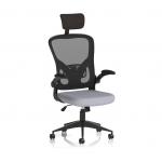 Ace Executive Mesh Chair With Folding Arms Bespoke Colour Seat Quest Shell KCUP2378