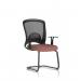 Astro Visitor Cantilever Leg Mesh Chair Bespoke Colour Seat Rivet Forge KCUP2381