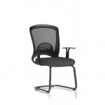 Astro Visitor Cantilever Leg Mesh Chair Bespoke Colour Seat Quest Mussel KCUP2388
