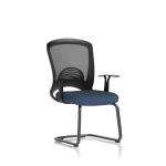 Astro Visitor Cantilever Leg Mesh Chair Bespoke Colour Seat Quest Whelk KCUP2392