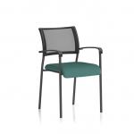 Brunswick Black Frame With Arms Bespoke Colour Seat Quest Kelp KCUP2398