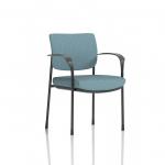 Brunswick Deluxe With Arms Black Frame Bespoke Colour Back And Seat Rivet Quench KCUP2443