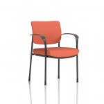 Brunswick Deluxe With Arms Black Frame Bespoke Colour Back And Seat Quest Crab KCUP2445