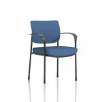 Brunswick Deluxe With Arms Black Frame Bespoke Colour Back And Seat Quest Limpet KCUP2447