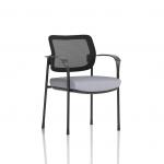 Brunswick Deluxe With Arms Black Frame Mesh Back Bespoke Colour Seat Quest Shell KCUP2474
