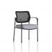 Brunswick Deluxe With Arms Black Frame Mesh Back Bespoke Colour Seat Quest Shell KCUP2474