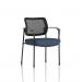 Brunswick Deluxe With Arms Black Frame Mesh Back Bespoke Colour Seat Quest Whelk KCUP2476