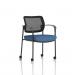 Brunswick Deluxe With Arms Black Frame With Castors Mesh Back Bespoke Colour Seat Quest Limpet KCUP2507