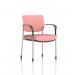 Brunswick Deluxe With Arms Chrome Frame Bespoke Colour Back And Seat Quest Shrimp KCUP2523