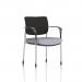 Brunswick Deluxe With Arms Chrome Frame Black Fabric Back Bespoke Colour Seat Quest Shell KCUP2534