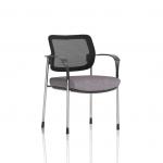 Brunswick Deluxe With Arms Chrome Frame Mesh Back Bespoke Colour Seat Rivet Fuse KCUP2538