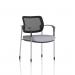 Brunswick Deluxe With Arms Chrome Frame Mesh Back Bespoke Colour Seat Quest Shell KCUP2546
