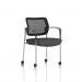 Brunswick Deluxe With Arms Chrome Frame With Castors Mesh Back Bespoke Colour Seat Quest Mussel KCUP2580