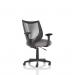 Camden Black Mesh Chair Bespoke Colour Seat Rivet Fuse KCUP2586