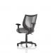 Camden Black Mesh Chair Bespoke Colour Seat Rivet Fuse KCUP2586