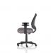 Camden Black Mesh Chair Bespoke Colour Seat Rivet Fuse KCUP2586