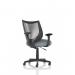 Camden Black Mesh Chair Bespoke Colour Seat Rivet Tensile KCUP2588