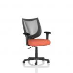 Camden Black Mesh Chair Bespoke Colour Seat Quest Crab KCUP2589