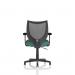 Camden Black Mesh Chair Bespoke Colour Seat Quest Kelp KCUP2590