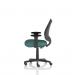 Camden Black Mesh Chair Bespoke Colour Seat Quest Kelp KCUP2590