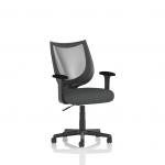 Camden Black Mesh Chair Bespoke Colour Seat Quest Mussel KCUP2592