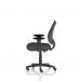 Camden Black Mesh Chair Bespoke Colour Seat Quest Mussel KCUP2592