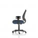 Camden Black Mesh Chair Bespoke Colour Seat Quest Whelk KCUP2596