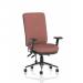 Chiro High Back With Height Adjustable Arms Bespoke Colour Back And Seat Rivet Forge KCUP2621