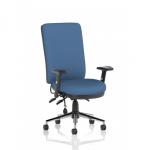 Chiro High Back With Height Adjustable Arms Bespoke Colour Back And Seat Quest Limpet KCUP2627