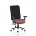 Chiro High Back With Height Adjustable Arms Bespoke Colour Seat Rivet Forge KCUP2633